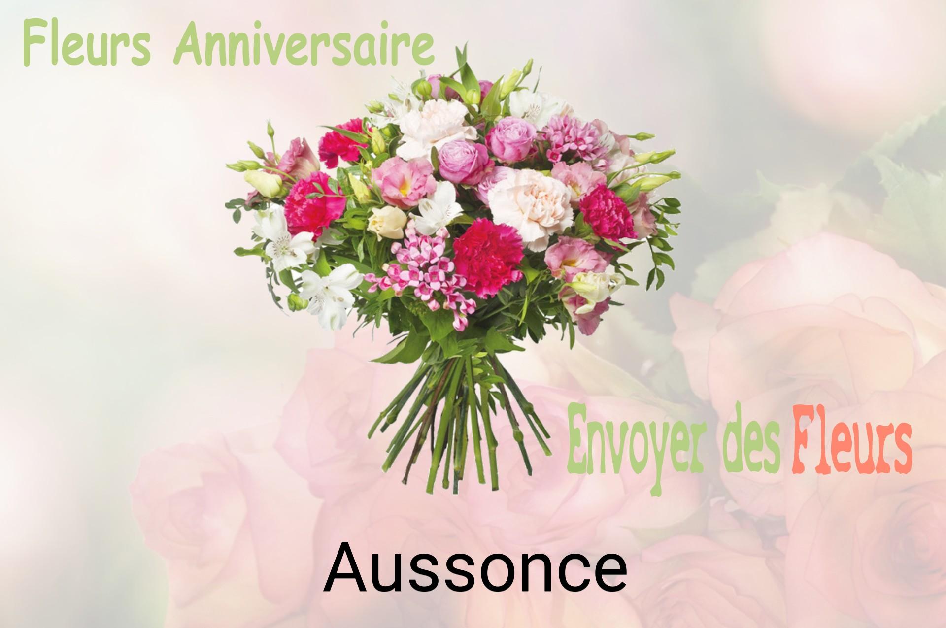 Bouquet de fleurs d’anniversaire livré à Aussonce